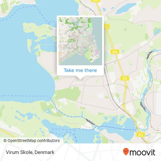 Virum Skole map