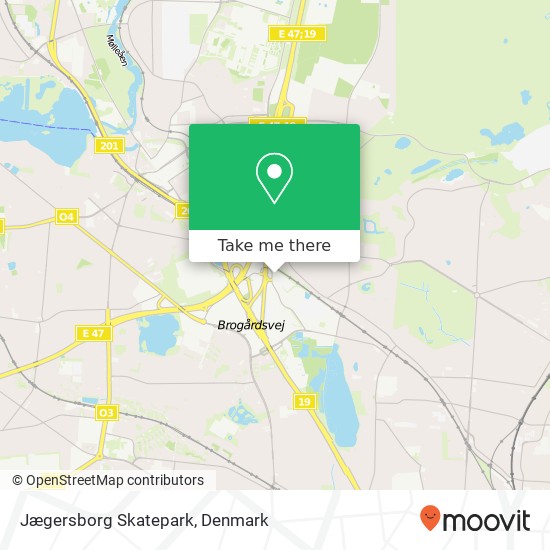 Jægersborg Skatepark map