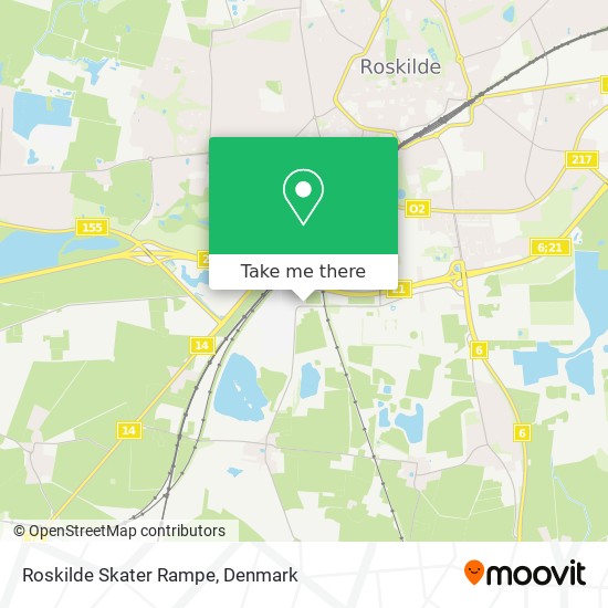 Roskilde Skater Rampe map