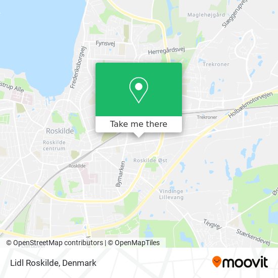 Lidl Roskilde map