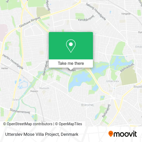 Utterslev Mose Villa Project map