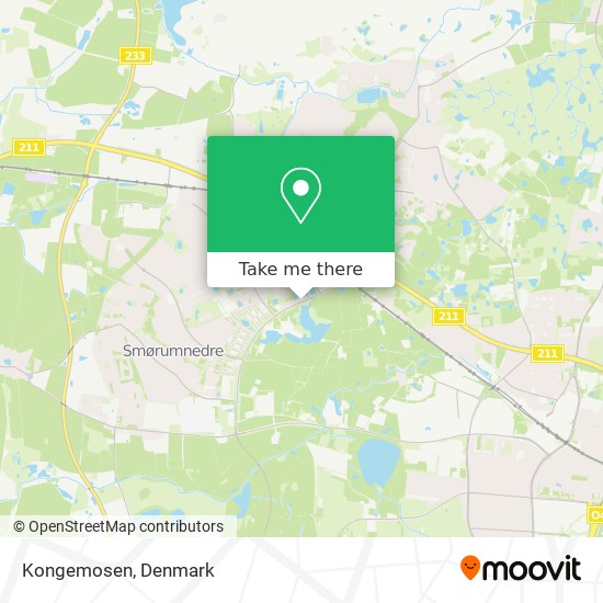 Kongemosen map