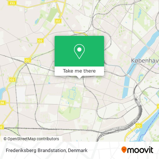 Frederiksberg Brandstation map