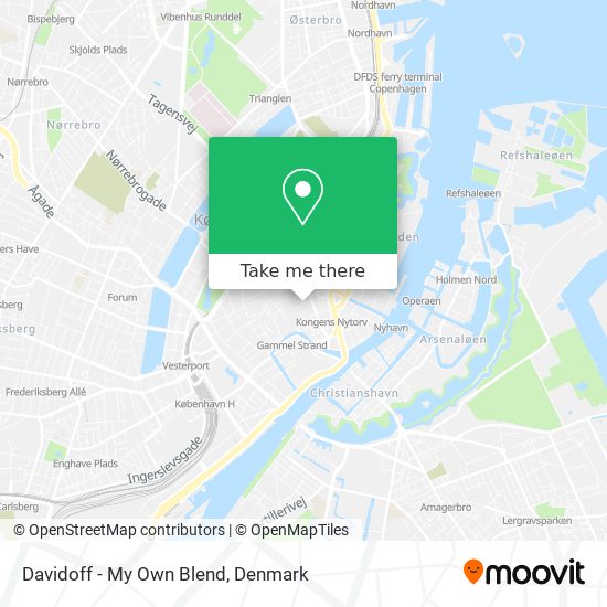Davidoff - My Own Blend map