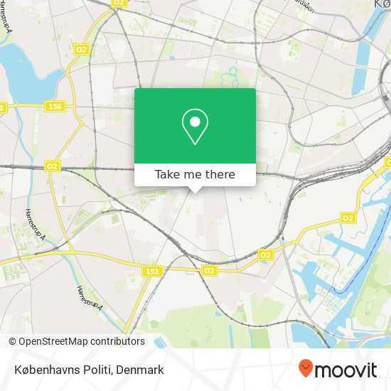 Københavns Politi map