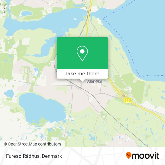 Furesø Rådhus map