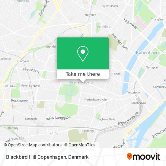 Blackbird Hill Copenhagen map
