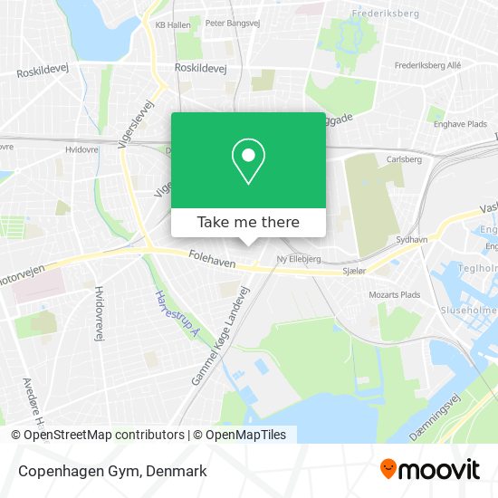 Copenhagen Gym map