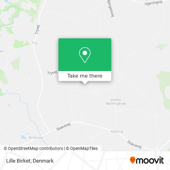 Lille Birket map