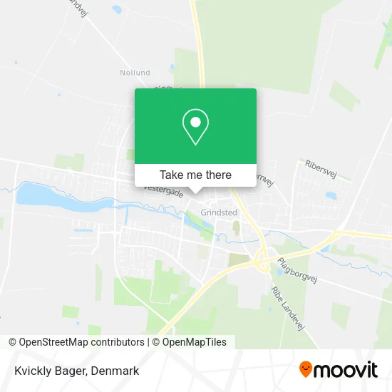 Kvickly Bager map