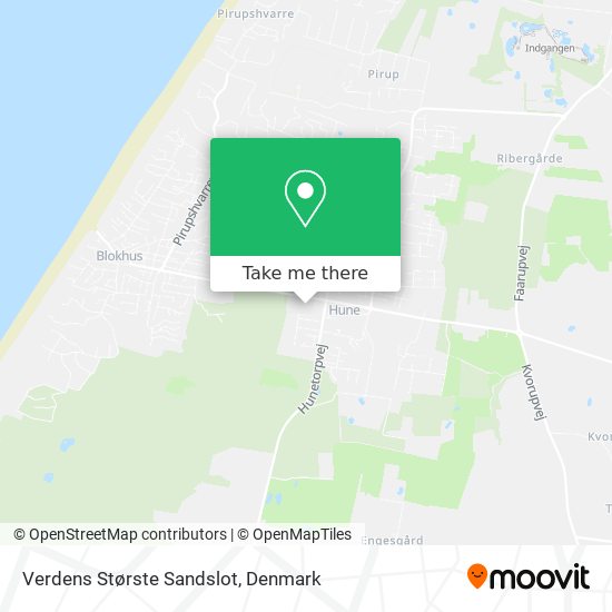 Verdens Største Sandslot map