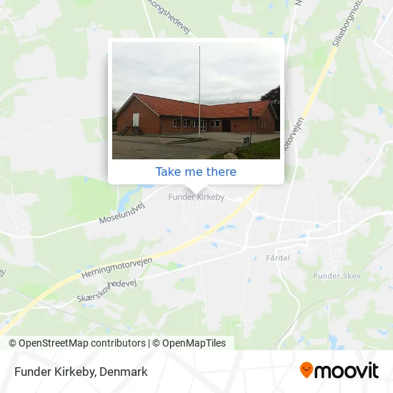 Funder Kirkeby map