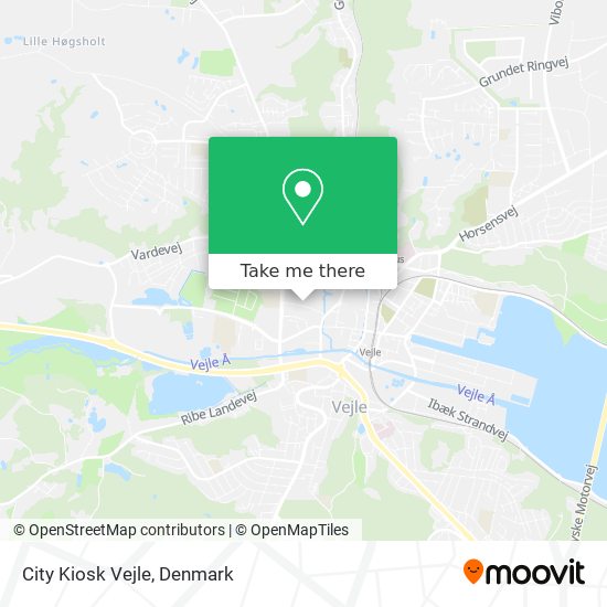 City Kiosk Vejle map