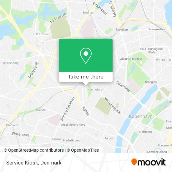 Service Kiosk map