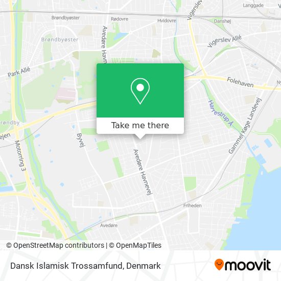 Dansk Islamisk Trossamfund map