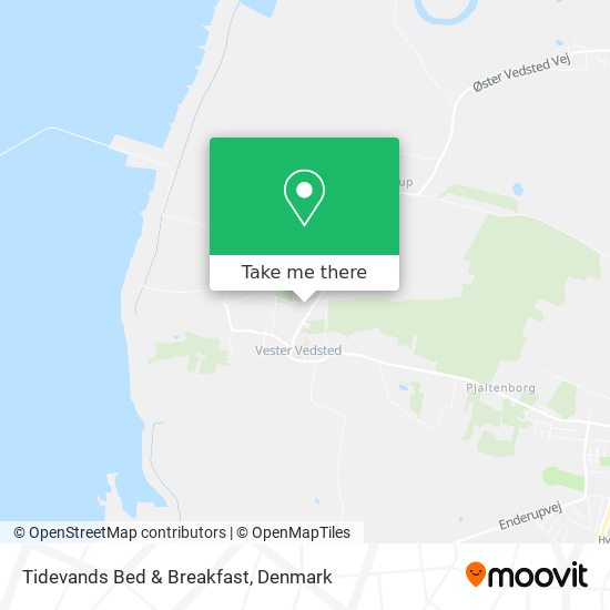 Tidevands Bed & Breakfast map