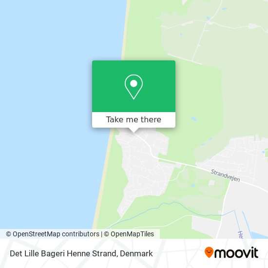 Det Lille Bageri Henne Strand map