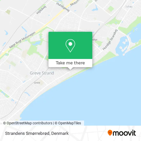 Strandens Smørrebrød map