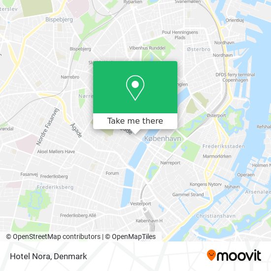 Hotel Nora map