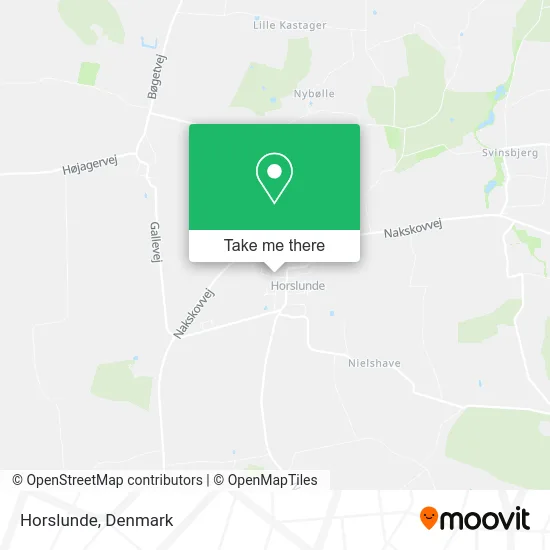 Horslunde map