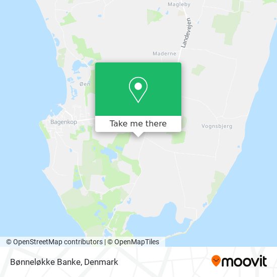 Bønneløkke Banke map