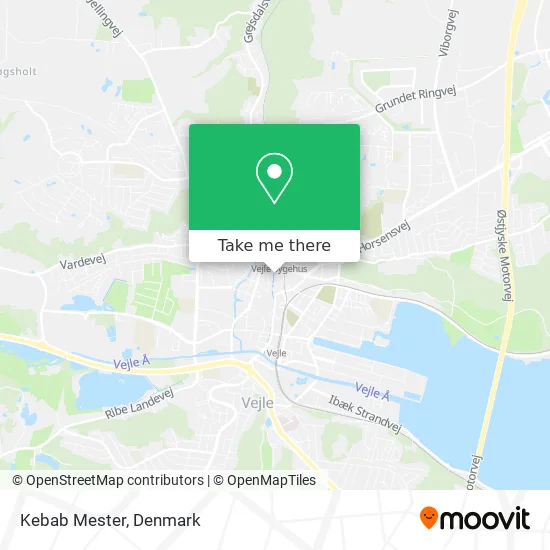Kebab Mester map