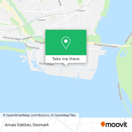 Amals Køkken map