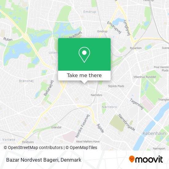 Bazar Nordvest Bageri map