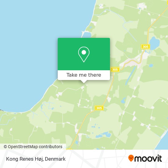 Kong Renes Høj map