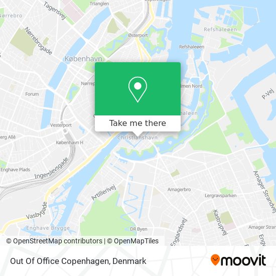 Out Of Office Copenhagen map