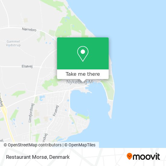 Restaurant Morsø map