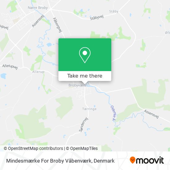 Mindesmærke For Broby Våbenværk map