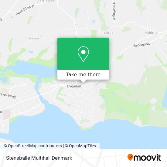 Stensballe Multihal map