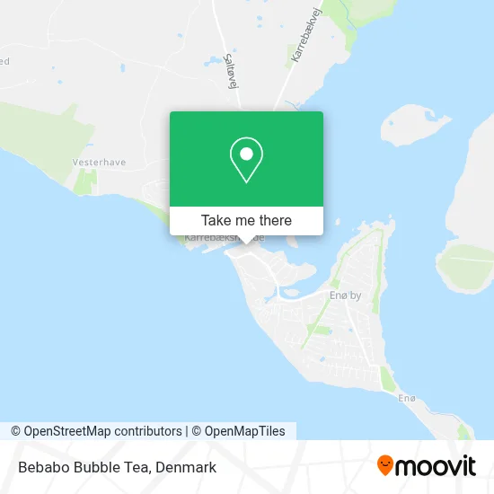 Bebabo Bubble Tea map