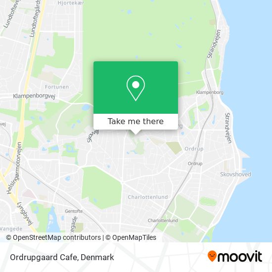 Ordrupgaard Cafe map