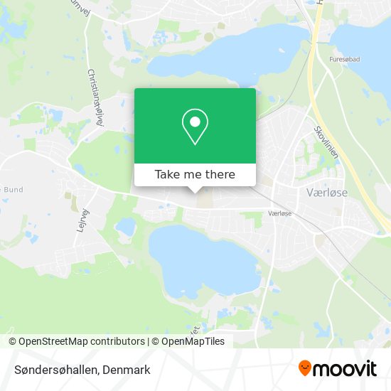 Søndersøhallen map