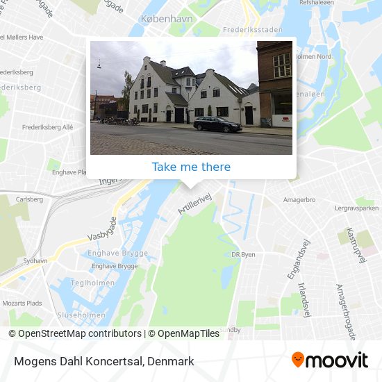 Mogens Dahl Koncertsal map