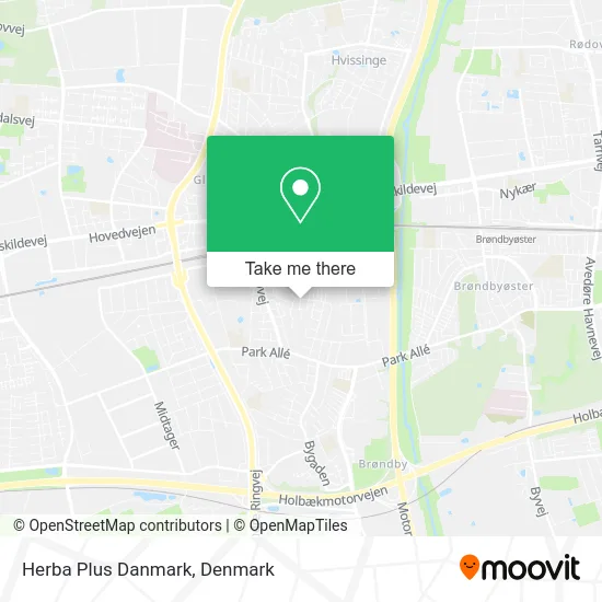 Herba Plus Danmark map