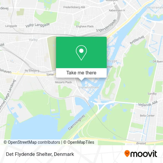 Det Flydende Shelter map