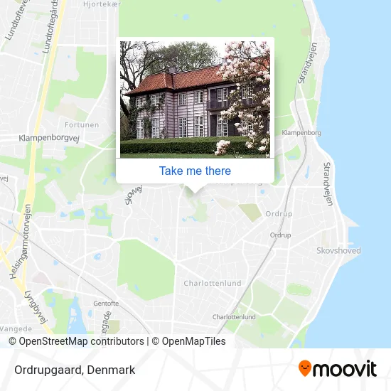 Ordrupgaard map