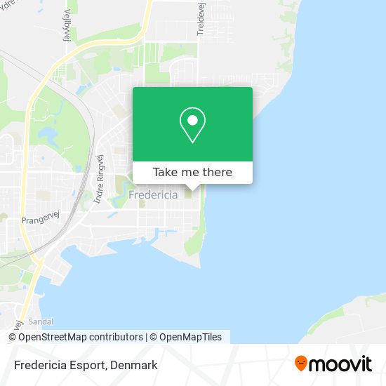 Fredericia Esport map