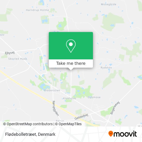 Flødebolletræet map
