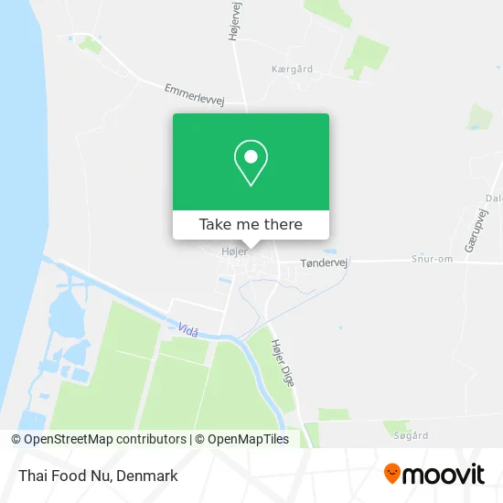 Thai Food Nu map
