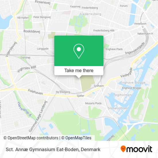 Sct. Annæ Gymnasium Eat-Boden map