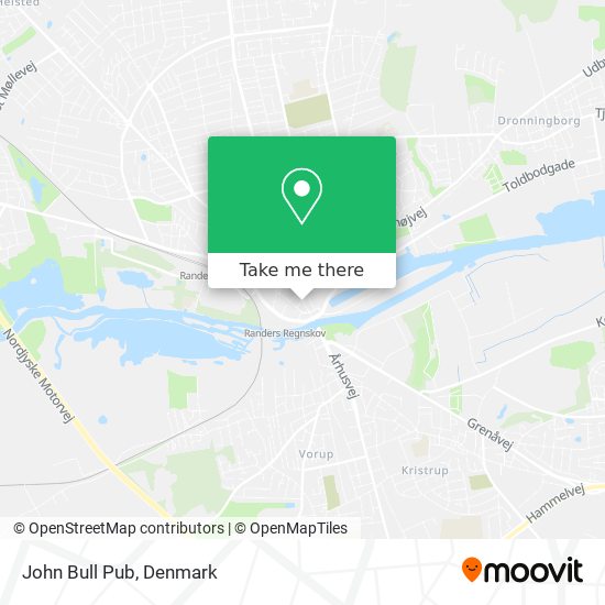 John Bull Pub map