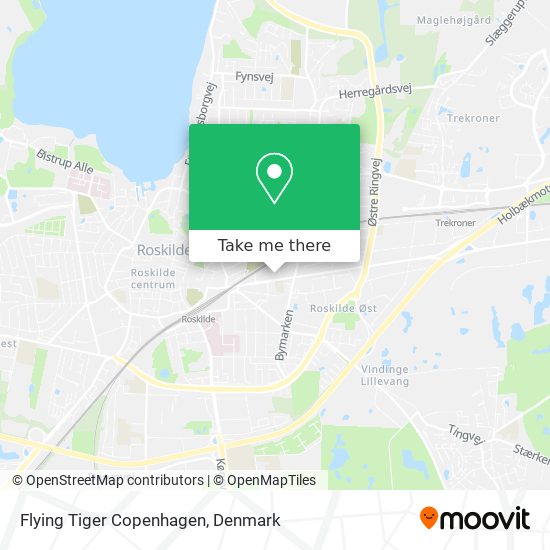 Flying Tiger Copenhagen map