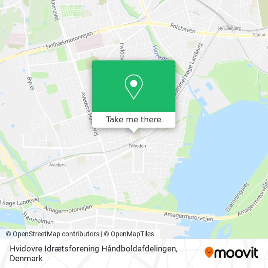 Hvidovre Idrætsforening Håndboldafdelingen map