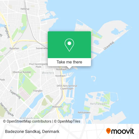 Badezone Sandkaj map