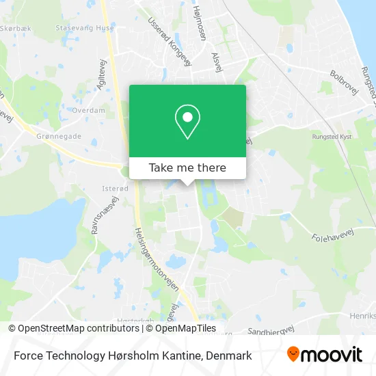 Force Technology Hørsholm Kantine map