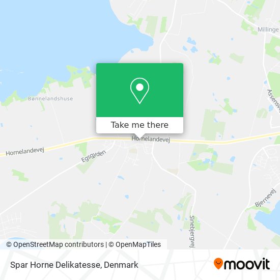 Spar Horne Delikatesse map